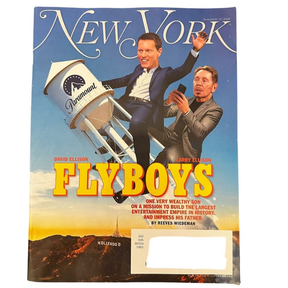 New York Magazine January 12 2026 Flyboys Wealthy Son Entertainment Empire